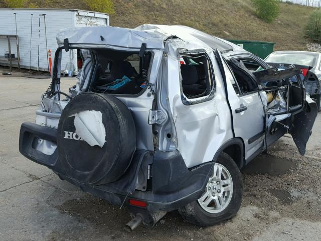 JHLRD78872C084398 - 2002 HONDA CR-V SILVER photo 4