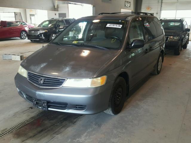 2HKRL18551H568222 - 2001 HONDA ODYSSEY LX GRAY photo 2