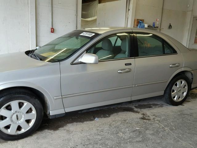 1LNHM86S34Y651611 - 2004 LINCOLN LS SILVER photo 9