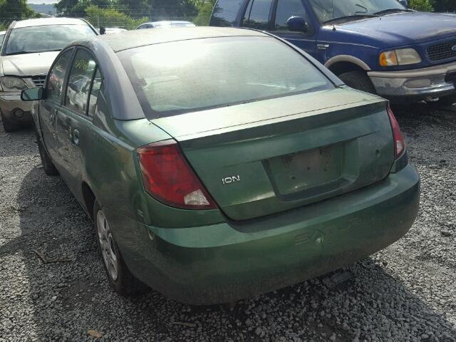 1G8AZ52F63Z147913 - 2003 SATURN ION LEVEL GREEN photo 3