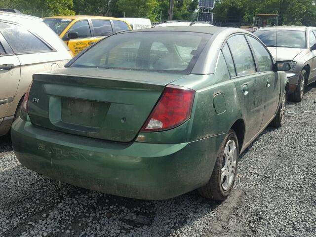 1G8AZ52F63Z147913 - 2003 SATURN ION LEVEL GREEN photo 4
