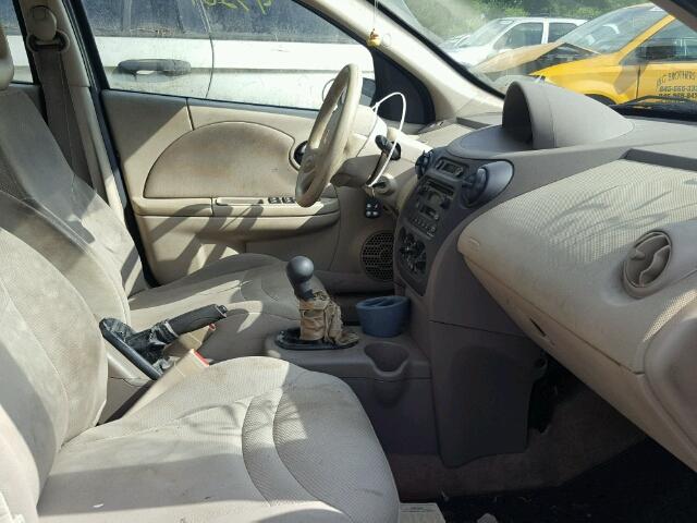 1G8AZ52F63Z147913 - 2003 SATURN ION LEVEL GREEN photo 5