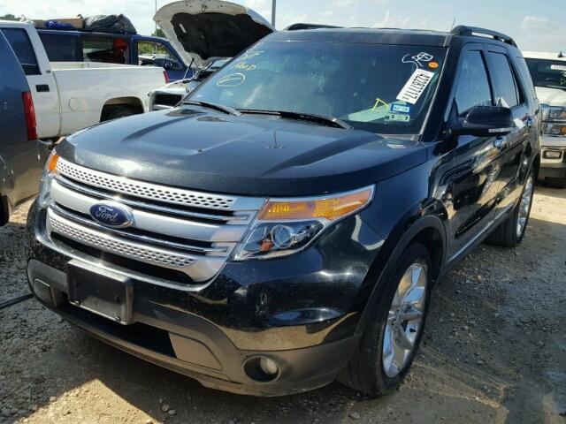 1FM5K7D81FGB80531 - 2015 FORD EXPLORER BLACK photo 2