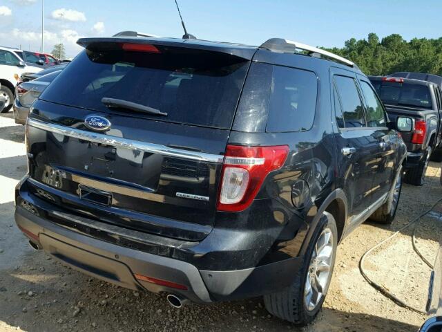 1FM5K7D81FGB80531 - 2015 FORD EXPLORER BLACK photo 4