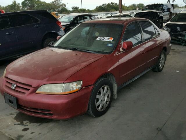 JHMCG56782C032611 - 2002 HONDA ACCORD SE MAROON photo 2