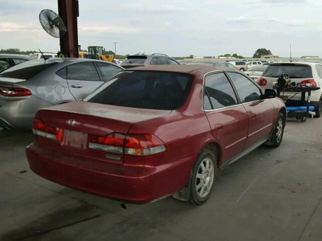 JHMCG56782C032611 - 2002 HONDA ACCORD SE MAROON photo 4