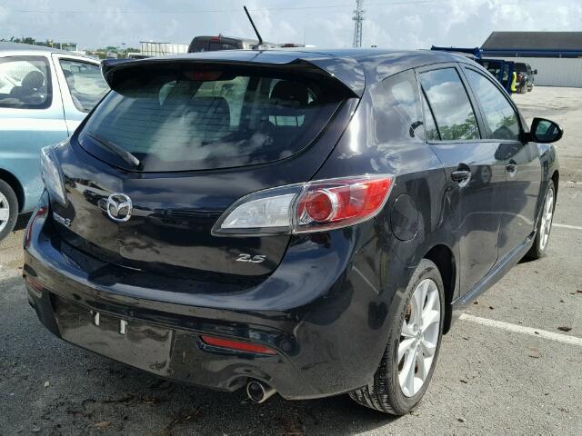 JM1BL1K54B1461956 - 2011 MAZDA 3 BLACK photo 4