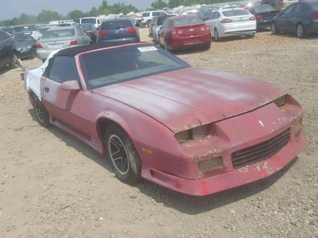 1G1FP33TXNL142738 - 1992 CHEVROLET CAMARO RS RED photo 1