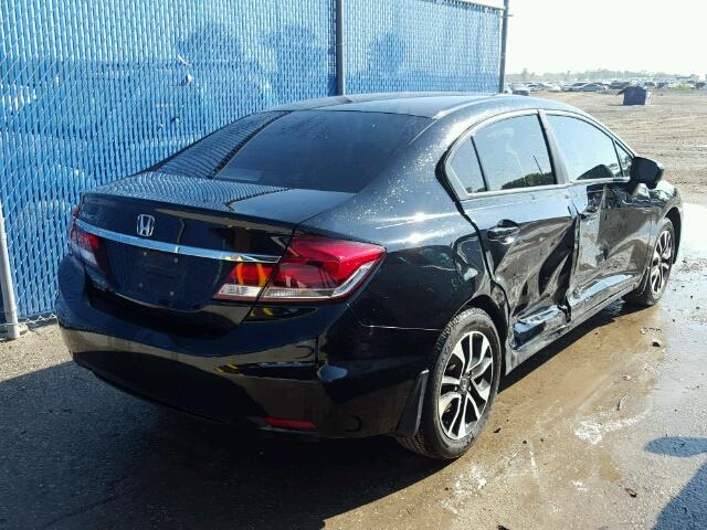 19XFB2F82EE026904 - 2014 HONDA CIVIC BLACK photo 4