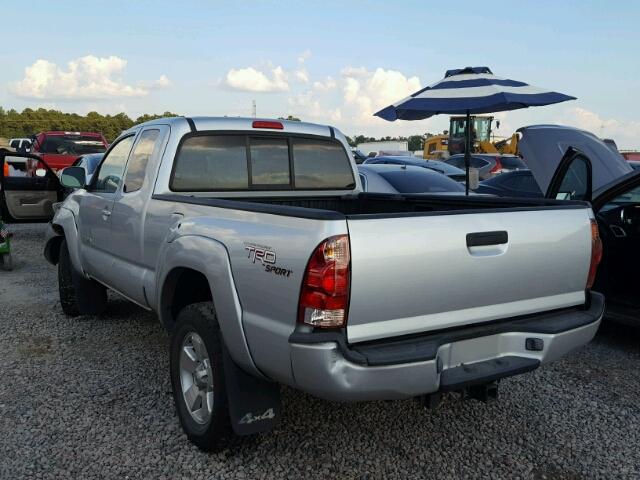 5TEUU42N96Z277793 - 2006 TOYOTA TACOMA ACC SILVER photo 3