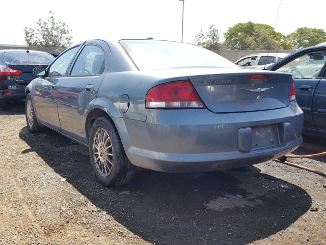 1C3EL46X26N248596 - 2006 CHRYSLER SEBRING BLUE photo 3