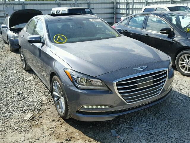 KMHGN4JE9HU167149 - 2017 GENESIS G80 BASE GRAY photo 1