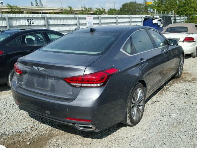 KMHGN4JE9HU167149 - 2017 GENESIS G80 BASE GRAY photo 4