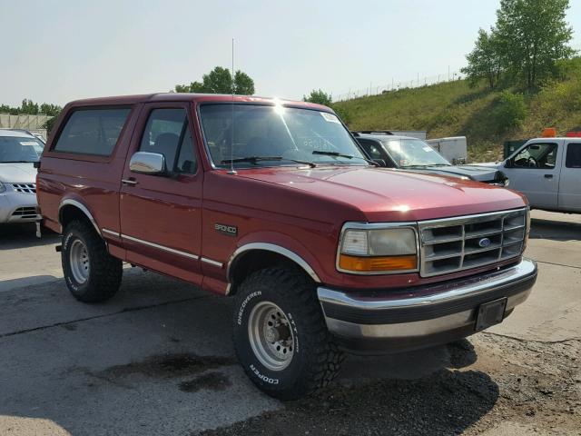 1FMEU15H0RLA16723 - 1994 FORD BRONCO U10 MAROON photo 1