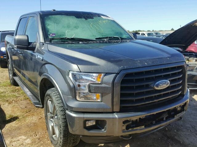 1FTEW1EF2GFA85180 - 2016 FORD F150 CHARCOAL photo 1