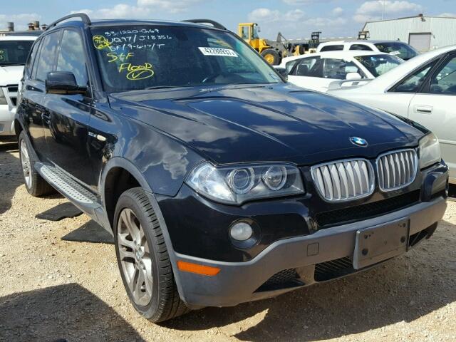 WBXPC93478WJ18356 - 2008 BMW X3 3.0SI BLACK photo 1