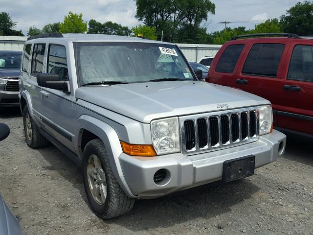 1J8HG48K57C611753 - 2007 JEEP COMMANDER SILVER photo 1