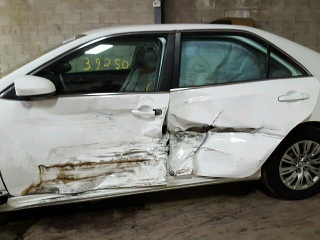 4T4BF1FK6ER441218 - 2014 TOYOTA CAMRY L WHITE photo 9