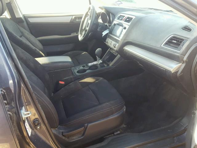 4S3BNBD68F3024347 - 2015 SUBARU LEGACY 2.5 GRAY photo 5