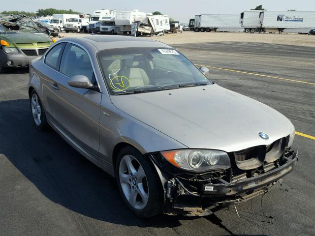 WBAUC73539VK79899 - 2009 BMW 135 I SILVER photo 1