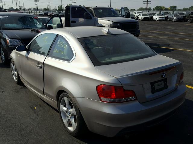 WBAUC73539VK79899 - 2009 BMW 135 I SILVER photo 3