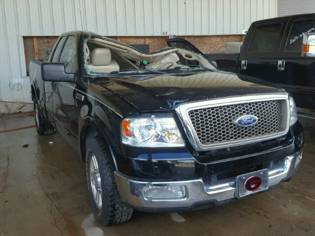 1FTPX12584NA55135 - 2004 FORD F150 BLACK photo 1