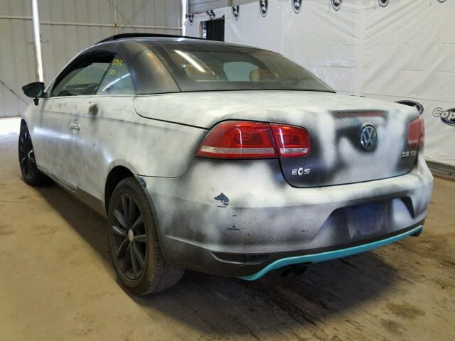 WVWBW7AH0CV001757 - 2012 VOLKSWAGEN EOS KOMFOR 白色 照片 3