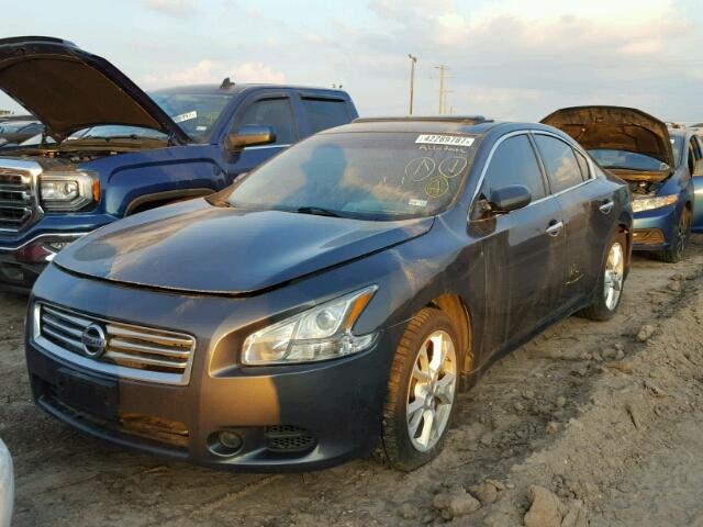 1N4AA5AP6DC809670 - 2013 NISSAN MAXIMA S GRAY photo 2