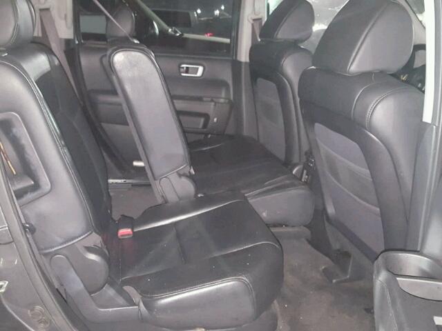 5FNYF3H56AB009145 - 2010 HONDA PILOT GRAY photo 6