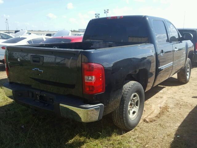 3GCEC23J29G280364 - 2009 CHEVROLET SILVERADO BLACK photo 4