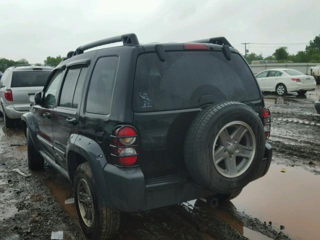 1J4GL38K25W547413 - 2005 JEEP LIBERTY RE BLACK photo 3