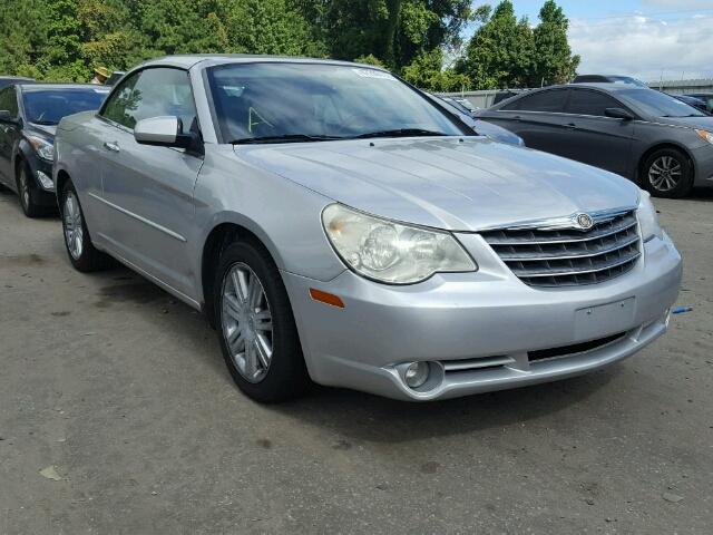 1C3LC65M38N150125 - 2008 CHRYSLER SEBRING LI SILVER photo 1