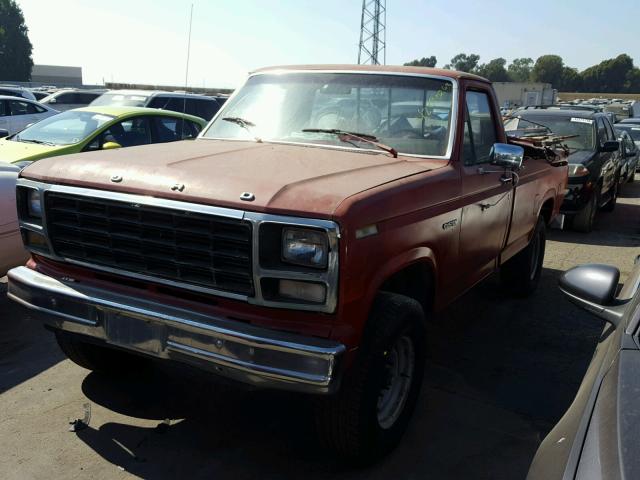 F25ERHG1779 - 1980 FORD F250 RED photo 2