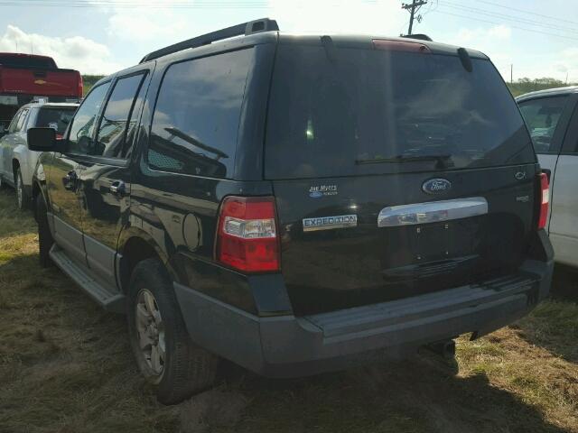 1FMFU15507LA47851 - 2007 FORD EXPEDITION BLACK photo 3