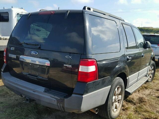 1FMFU15507LA47851 - 2007 FORD EXPEDITION BLACK photo 4