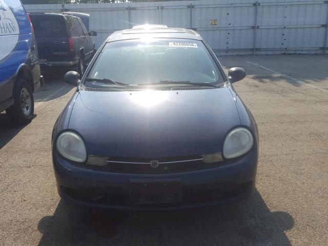 1B3ES46C81D220720 - 2001 DODGE NEON SE BLUE photo 9