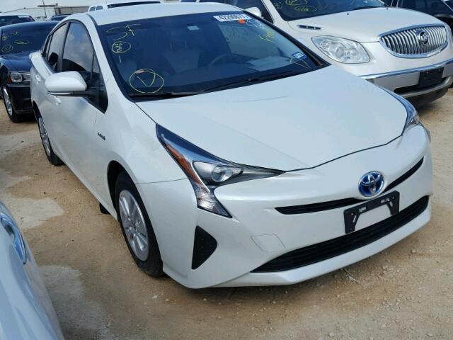 JTDKBRFU3G3509073 - 2016 TOYOTA PRIUS WHITE photo 1