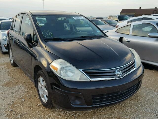 3N1BC13E78L372062 - 2008 NISSAN VERSA BLACK photo 1