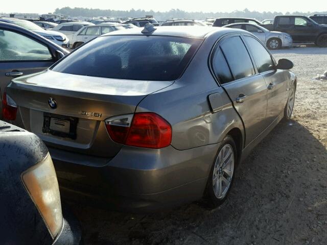 WBAVA33547KX80995 - 2007 BMW 328 I SILVER photo 4