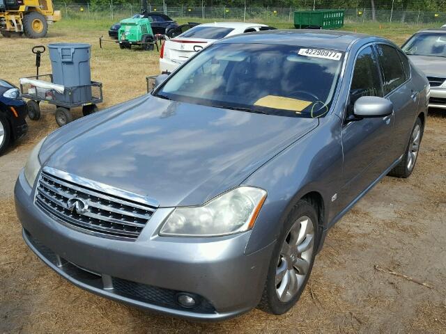 JNKAY01E57M304403 - 2007 INFINITI M35 GRAY photo 2