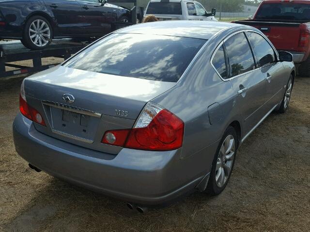 JNKAY01E57M304403 - 2007 INFINITI M35 GRAY photo 4