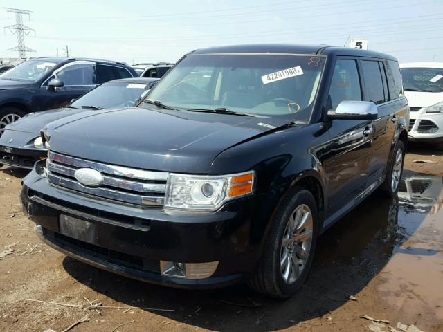 2FMHK6DC2CBD01873 - 2012 FORD FLEX LIMIT BLACK photo 2