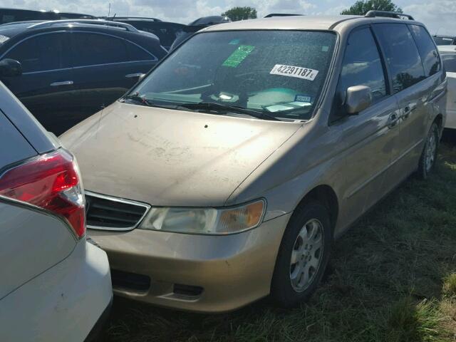 2HKRL180X2H563460 - 2002 HONDA ODYSSEY EX TAN photo 2