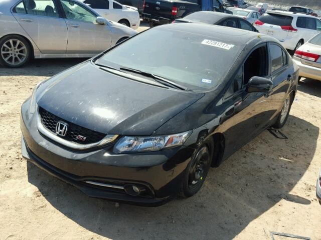 2HGFB6E54FH702940 - 2015 HONDA CIVIC SI BLACK photo 2