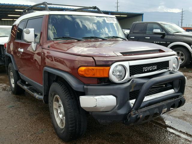 JTEBU11FX8K026557 - 2008 TOYOTA FJ CRUISER BROWN photo 1