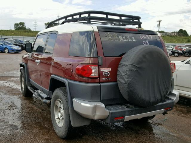 JTEBU11FX8K026557 - 2008 TOYOTA FJ CRUISER BROWN photo 3