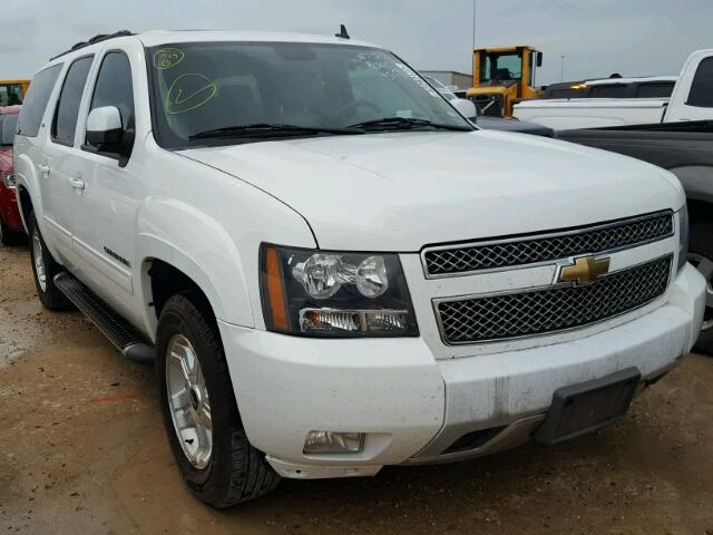 1GNSCJE06BR368090 - 2011 CHEVROLET SUBURBAN C WHITE photo 1