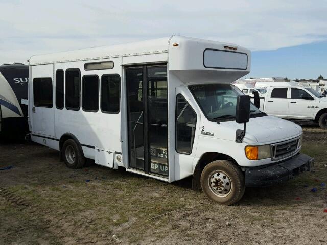 1FDXE45P76DB03507 - 2006 FORD ECONOLINE WHITE photo 1