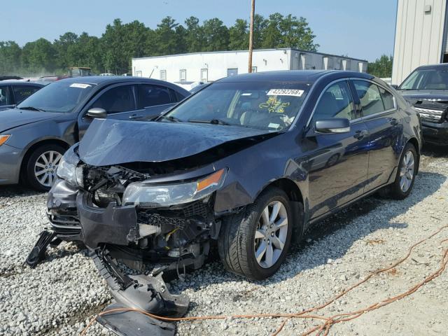 19UUA8F25CA024798 - 2012 ACURA TL CHARCOAL photo 2