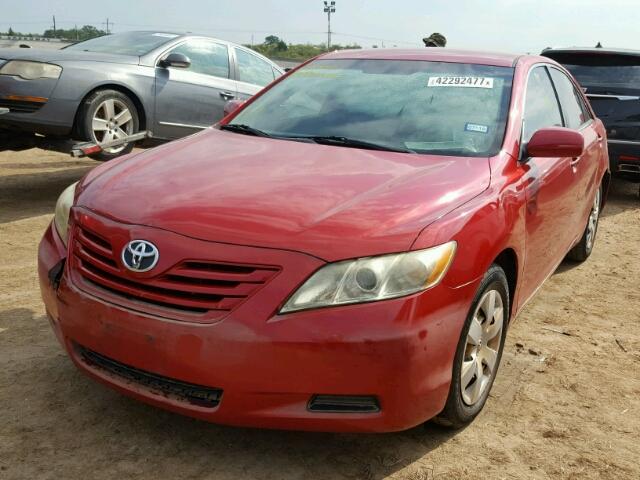 4T1BE46KX9U282806 - 2009 TOYOTA CAMRY RED photo 2